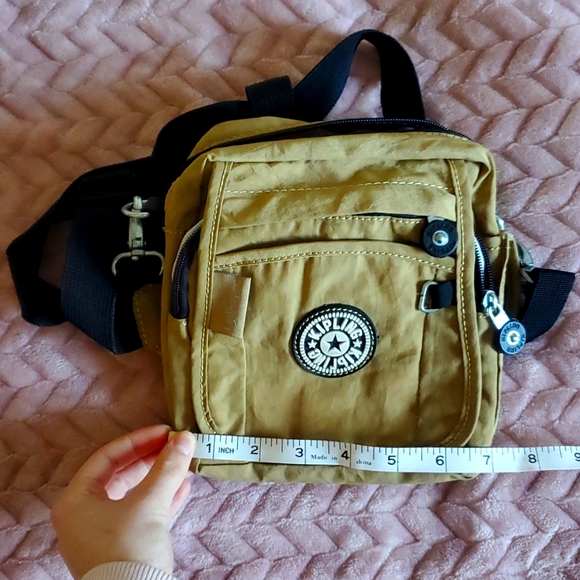 Kipling Handbags - Kipling Crossbody/Fanny Pack Bag in "Khaki" Colour